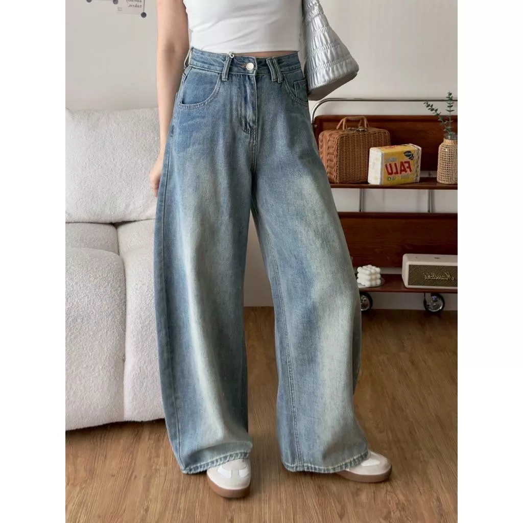 ʀ.ᴄʜ 刷色洗水牛仔長褲