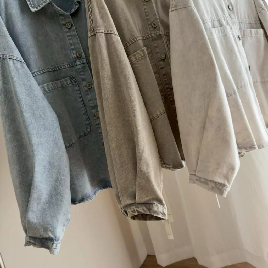 ʀ.ᴄʜ 暈染洗水牛仔外套 3色