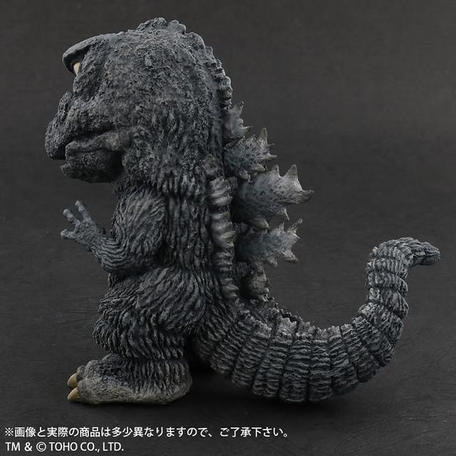 【怪獸天團】 X-PLUS Q版 初版 1971 哥吉拉vs黑多拉 富士裾野激鬥 普版
