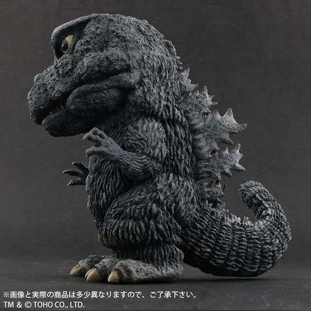 【怪獸天團】 X-PLUS Q版 初版 1971 哥吉拉vs黑多拉 富士裾野激鬥 普版