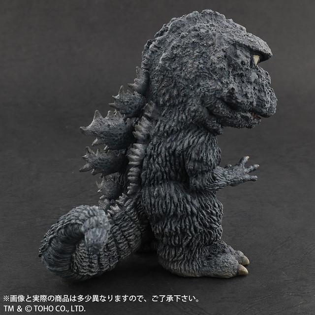 【怪獸天團】 X-PLUS Q版 初版 1971 哥吉拉vs黑多拉 富士裾野激鬥 普版