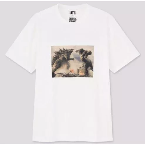 【怪獸天團】Uniqlo 優衣褲 哥吉拉聯名款 短T 2021哥吉拉大戰金剛 絕版