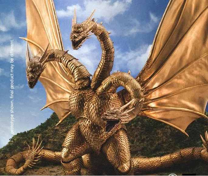 【怪獸天團】海雅 HIYA 可動系列 1991 王者基多拉