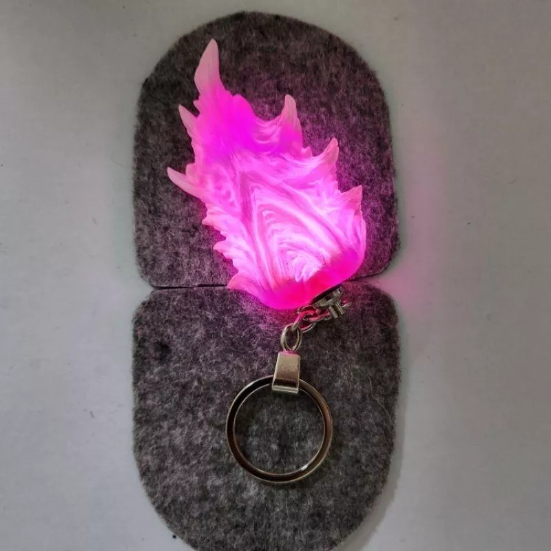 【怪獸天團】哥吉拉背鰭 2024粉紅哥吉拉鑰匙圈 哥吉拉鑰匙圈 發光限定版