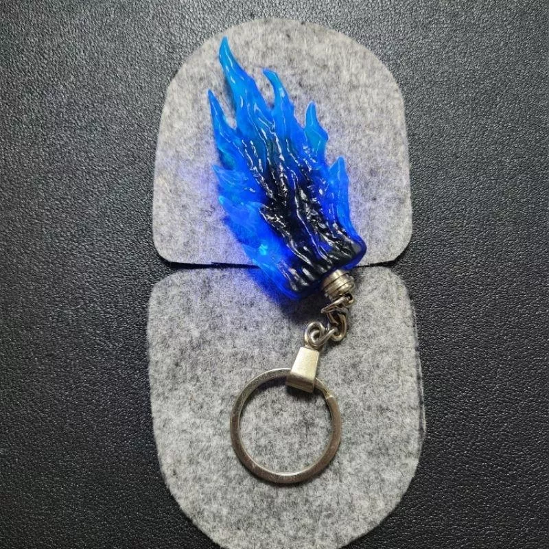 【怪獸天團】哥吉拉背鰭 2000千喜哥吉拉鑰匙圈 哥吉拉鑰匙圈 發光限定版