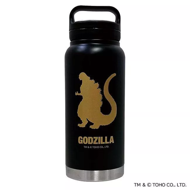 【怪獸天團】哥吉拉商店限定  2016 哥吉拉不鏽鋼水壺 手柄直飲款