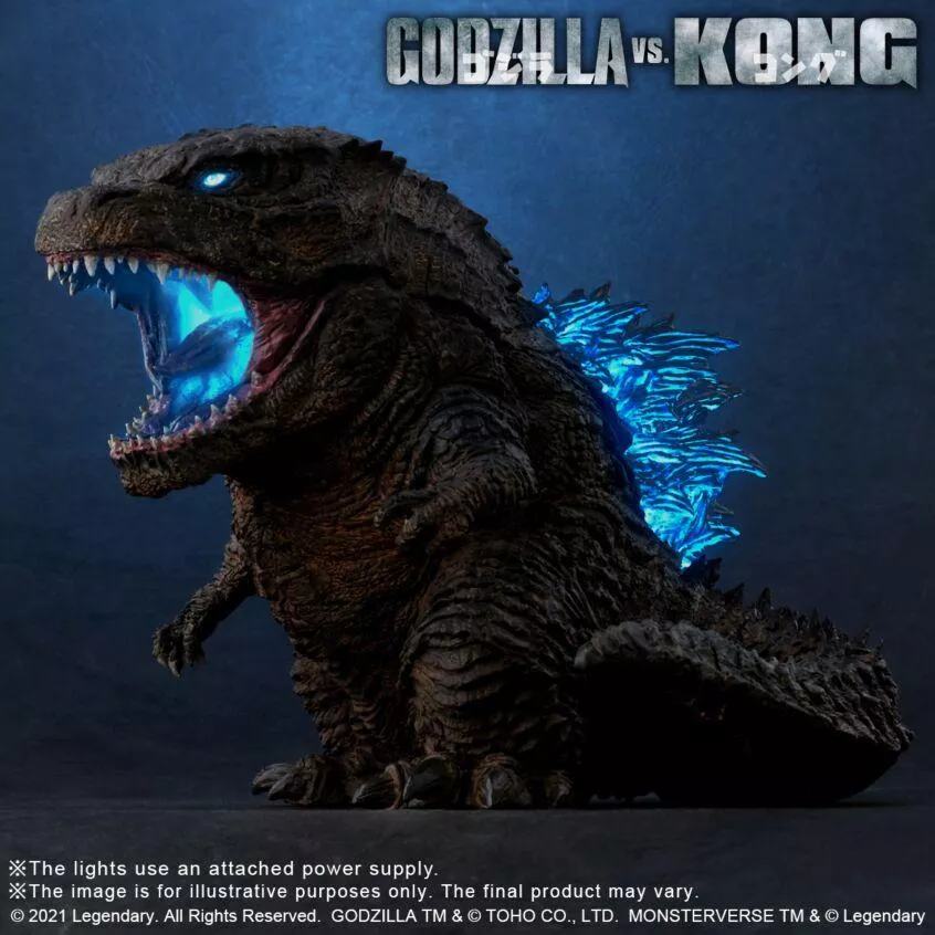 【怪獸天團】X-PLUS Q版 哥吉拉VS金剛 2021哥吉拉 少限發光版