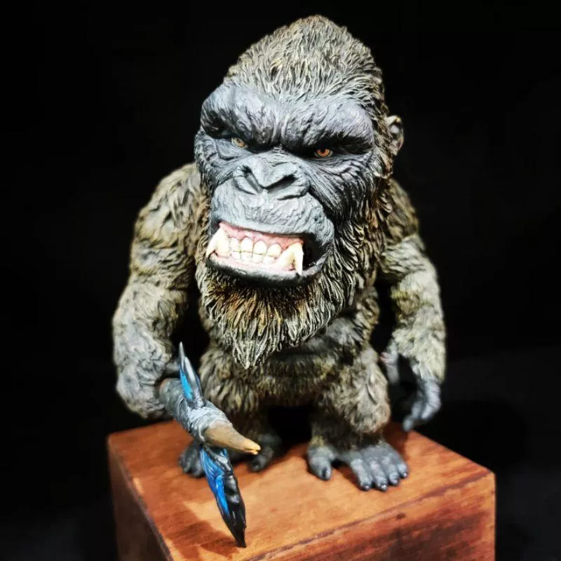 【怪獸天團】X-PLUS Q版 哥吉拉大戰金剛 2021 金剛 普版