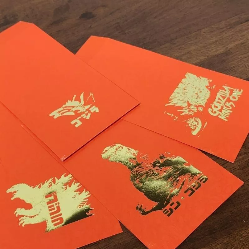 【怪獸天團】哥吉拉紅包 新年紅包燙金 共4款