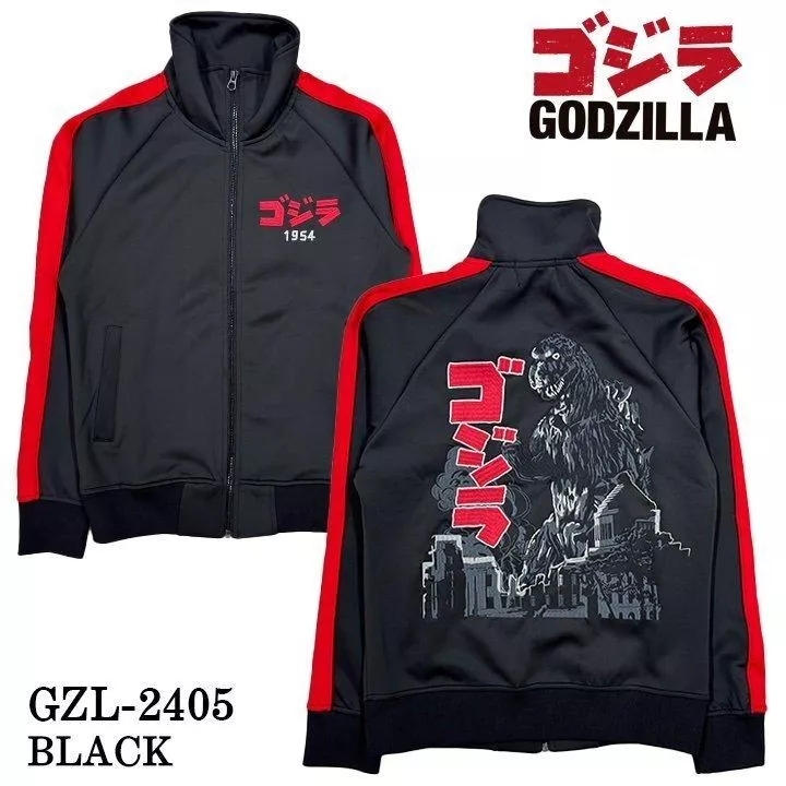 【怪獸天團】哥吉拉70週年紀念 1954初代哥吉拉 哥吉拉刺繡外套 黑色款