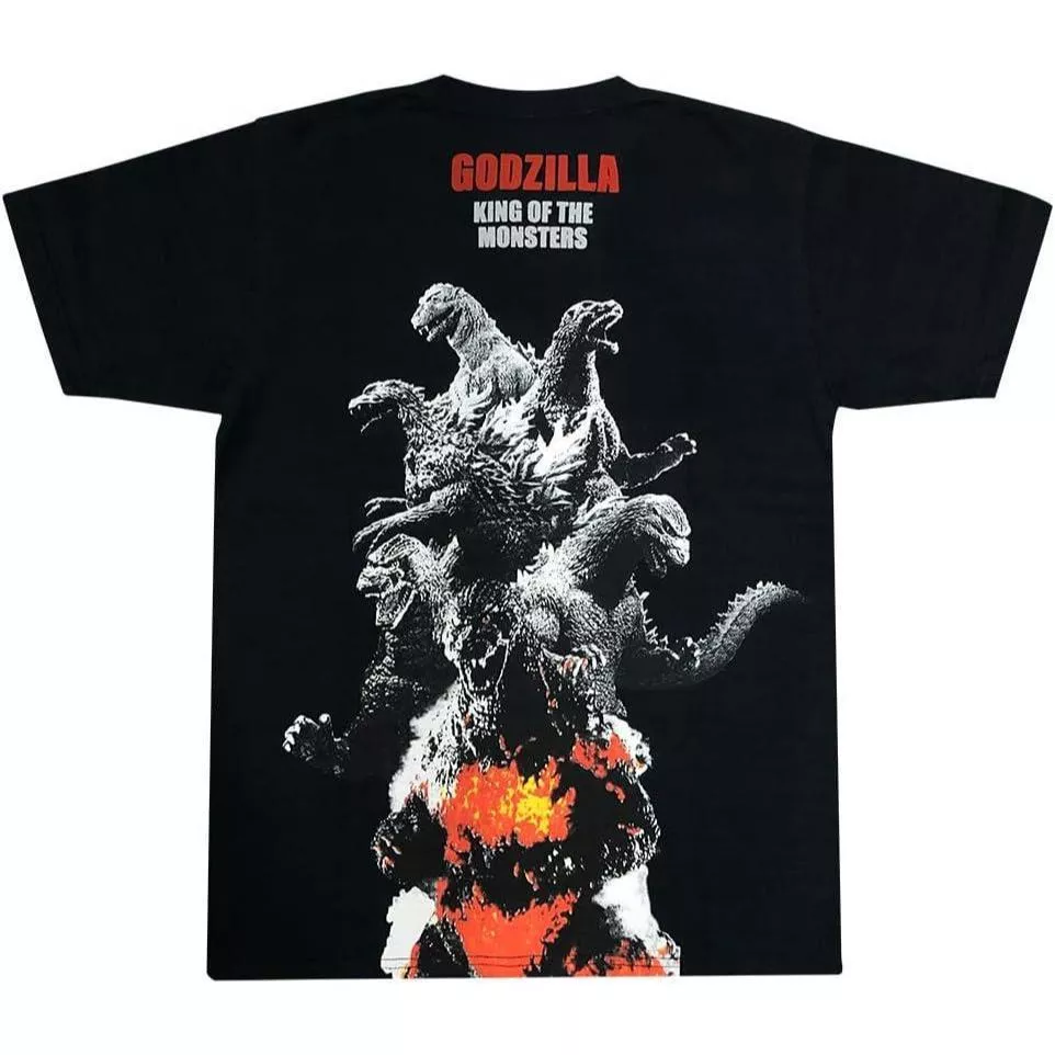 【怪獸天團】哥吉拉商店限定 歷代哥吉拉 紅蓮 初代哥 短T 2XL
