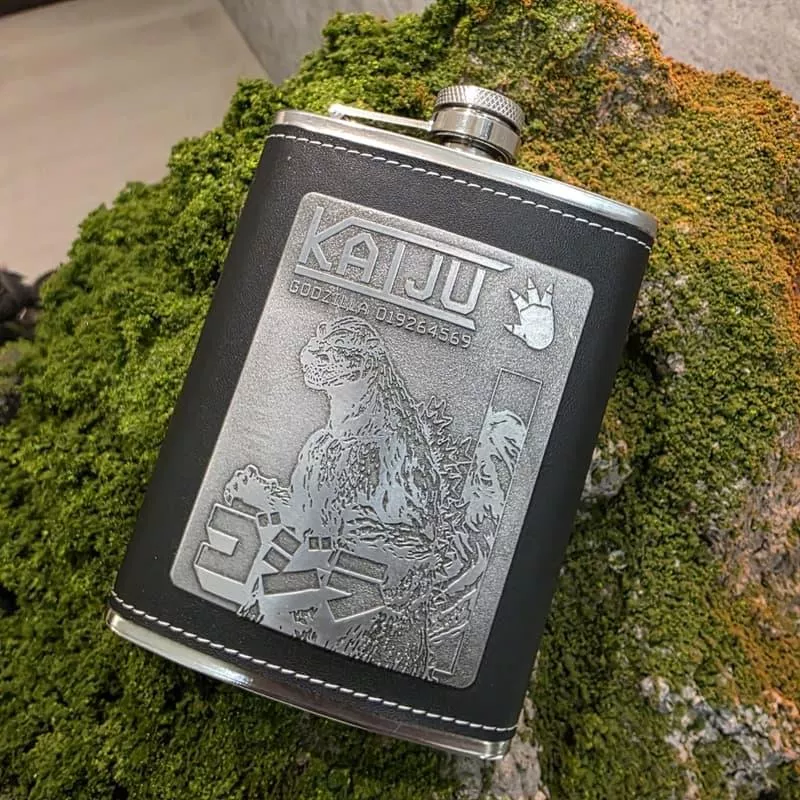 【怪獸天團】7-11聯名限定 哥吉拉不鏽鋼小酒壺