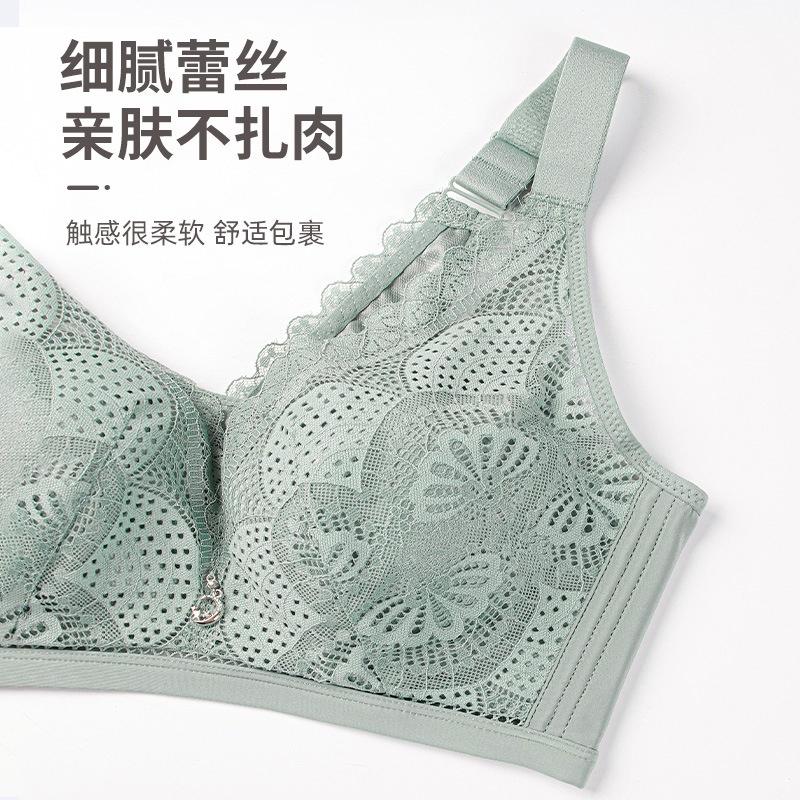 夏季無鋼圈薄款防下垂女內衣-8883