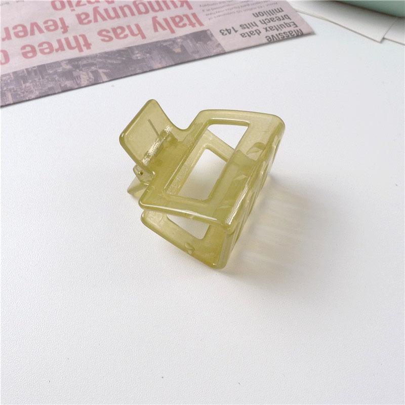 <煎妮雜貨>方形抓夾壓克力髮夾鯊魚夾