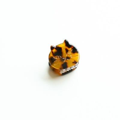 <煎妮雜貨>日系貓咪瀏海髮夾小抓夾2.5cm