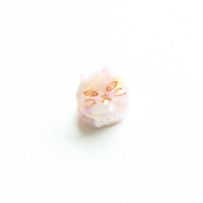 <煎妮雜貨>日系貓咪瀏海髮夾小抓夾2.5cm
