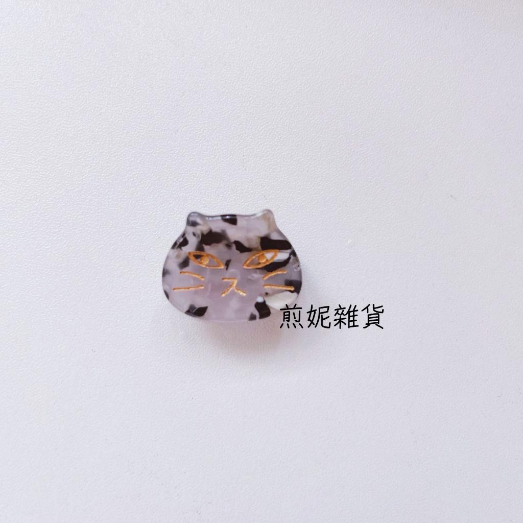 <煎妮雜貨>日系貓咪瀏海髮夾小抓夾2.5cm