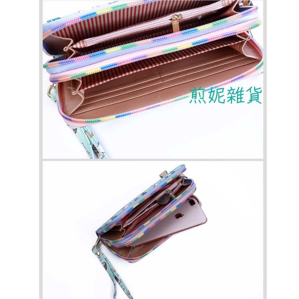 <煎妮雜貨>貓咪皮夾錢包女長款韓版19.5*10.5*4cm