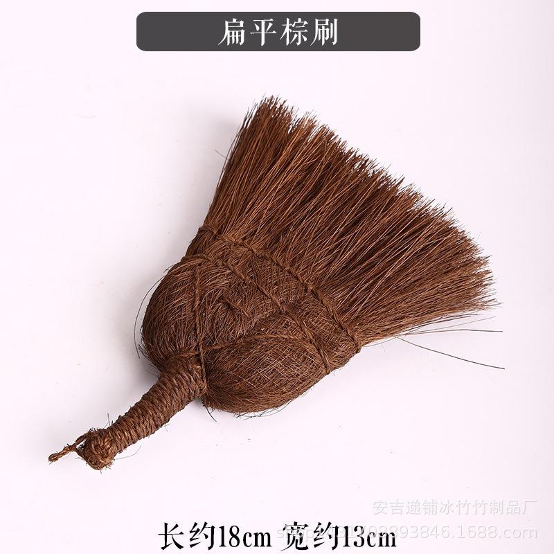 <煎妮雜貨>手工棕毛紫竹柄茶刷竹製手工毛刷