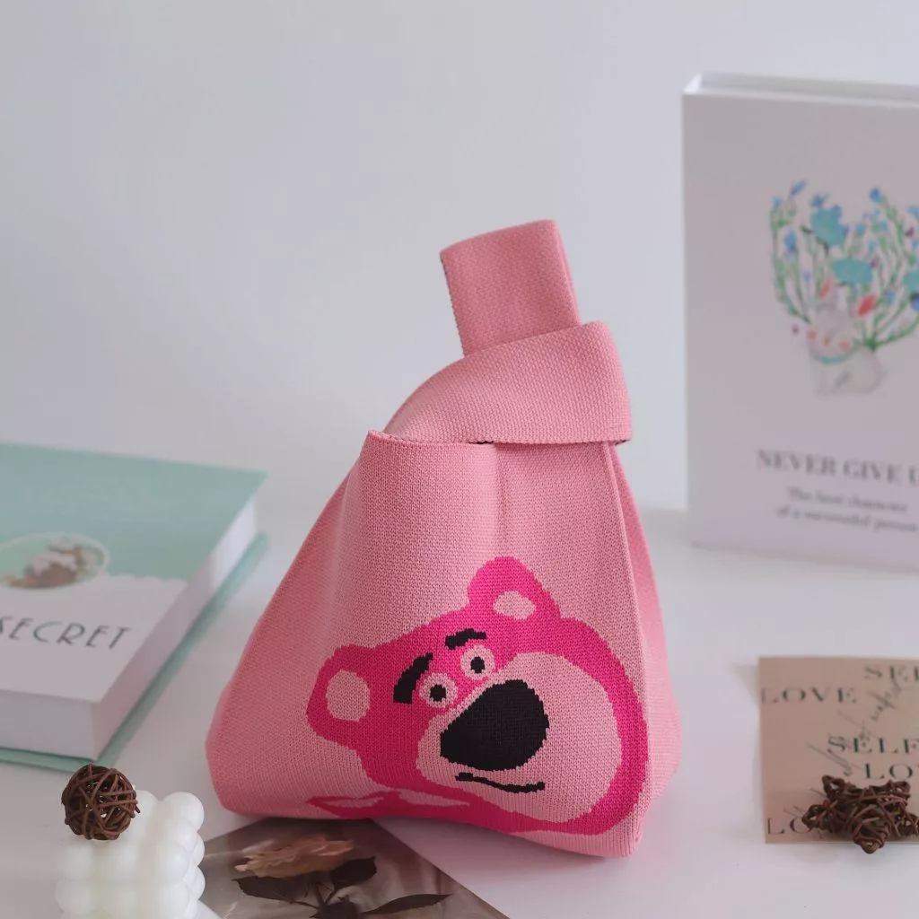 <煎妮雜貨>針織包多巴胺編織包手提包手機袋