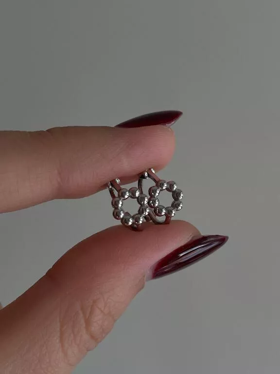 日常小確幸│純銀小甜圈耳扣(售完不補)