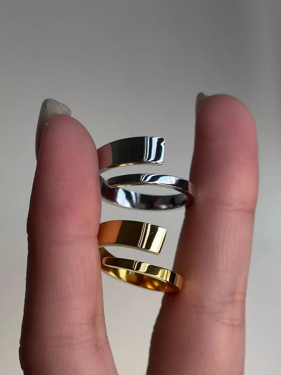 Silky│鈦鋼環繞戒