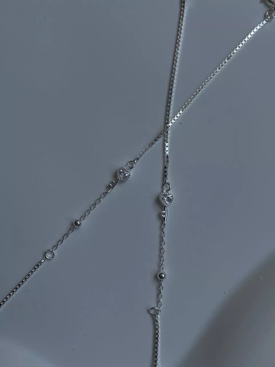 純欲│純銀愛心鑰匙手鍊(售完不補)