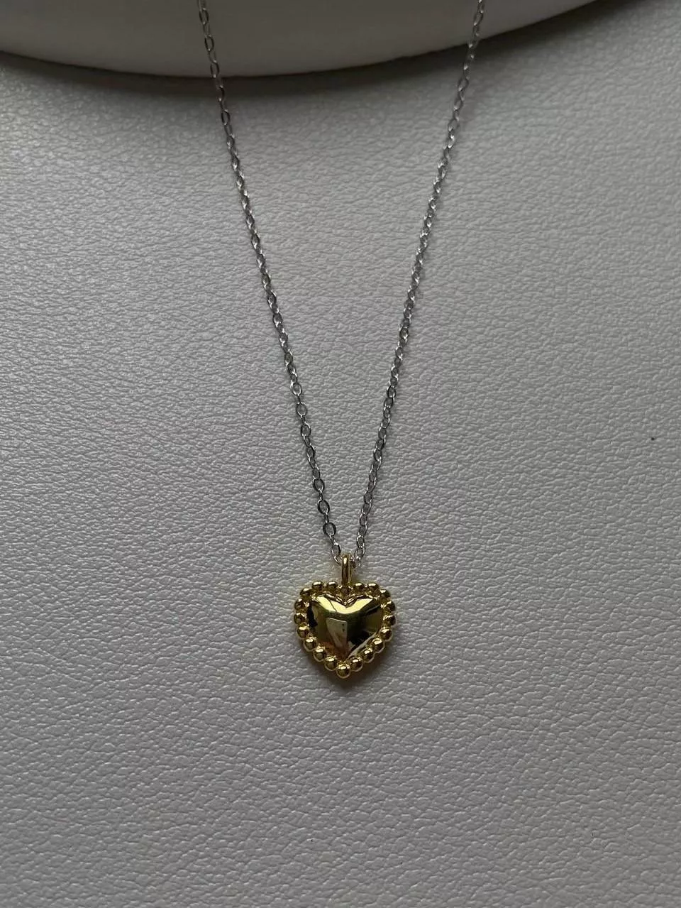 雙色心意│純銀雙色愛心項鍊(售完不補)