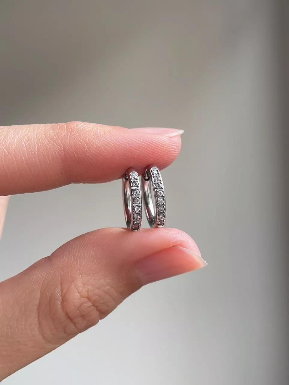 Aurora│鈦鋼微鑽耳扣