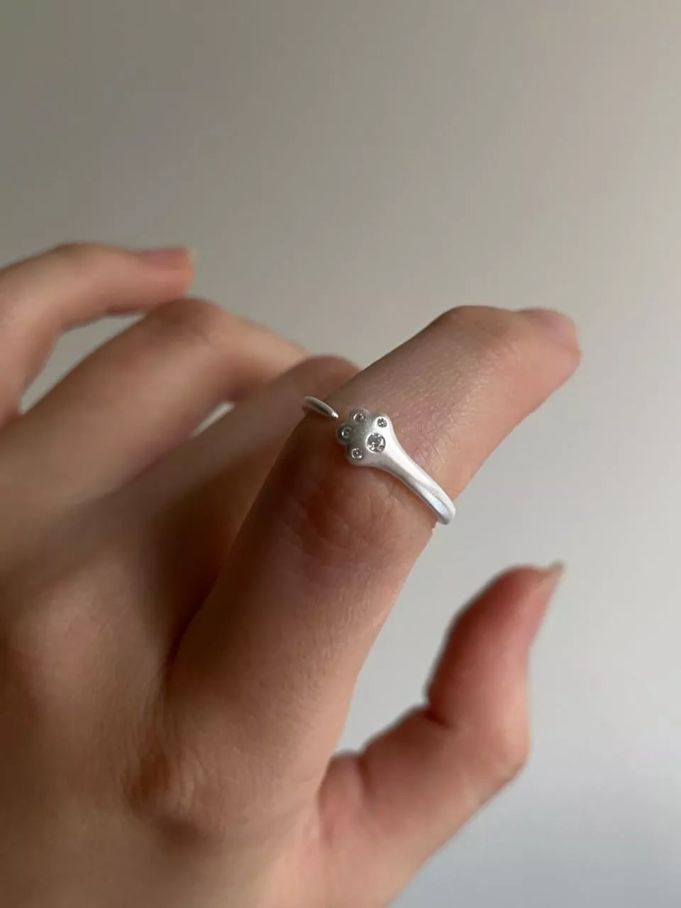 貓的報恩│純銀霧面戒指(售完不補)