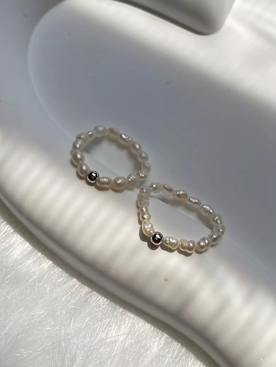 海岸│純銀珍珠戒指(售完不補)