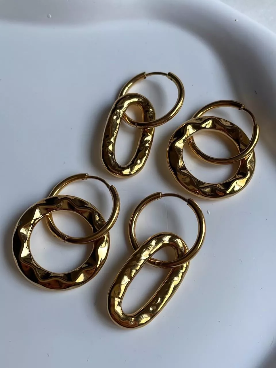 Trendy│鈦鋼不對稱耳扣