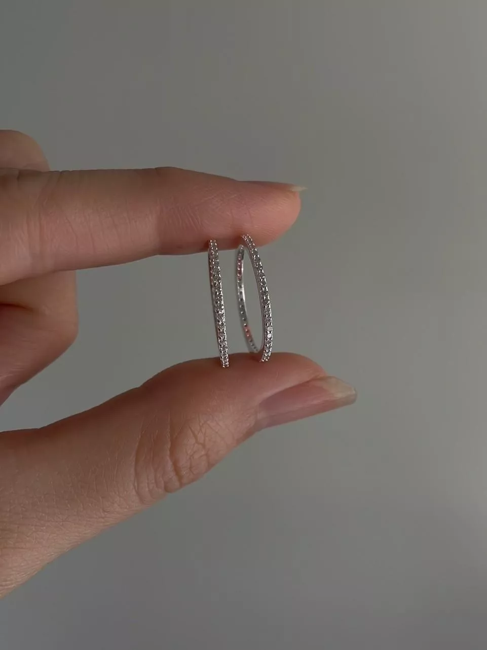 閃光│純銀滿鑽線戒(售完不補)