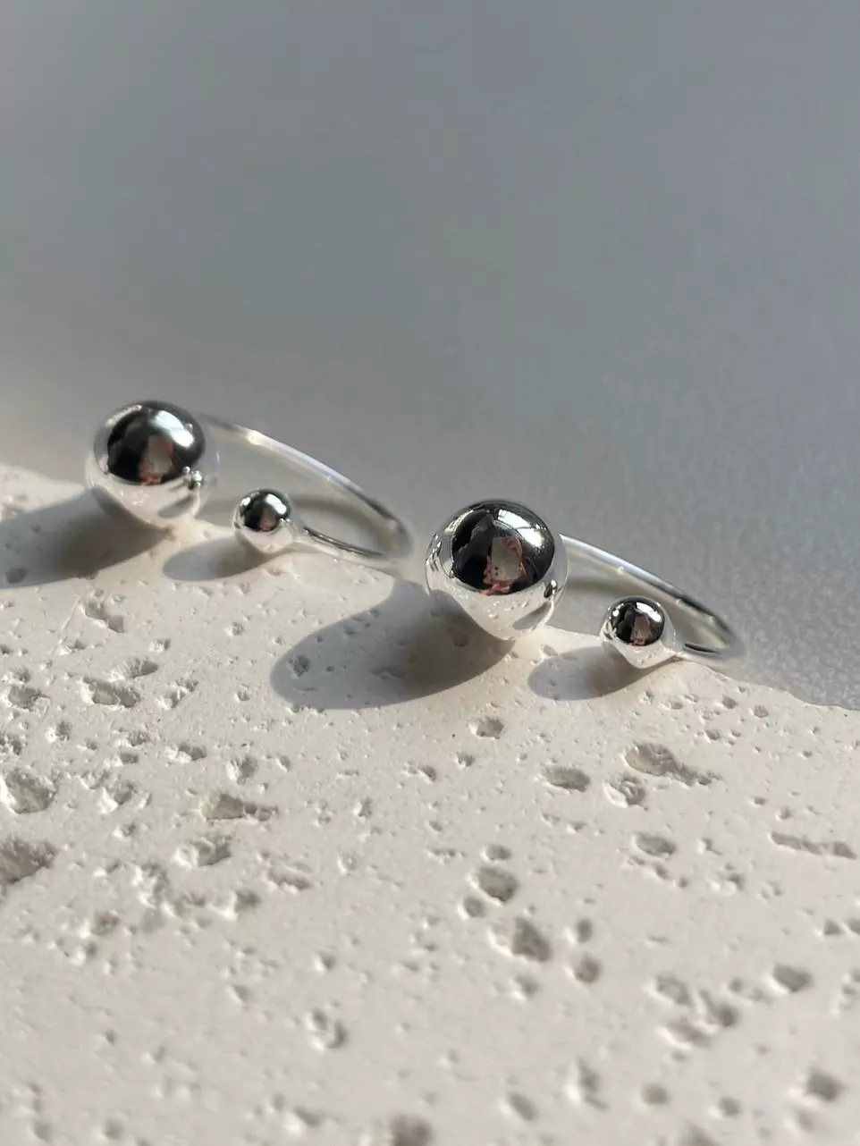 光點│純銀實心珠戒(售完不補)