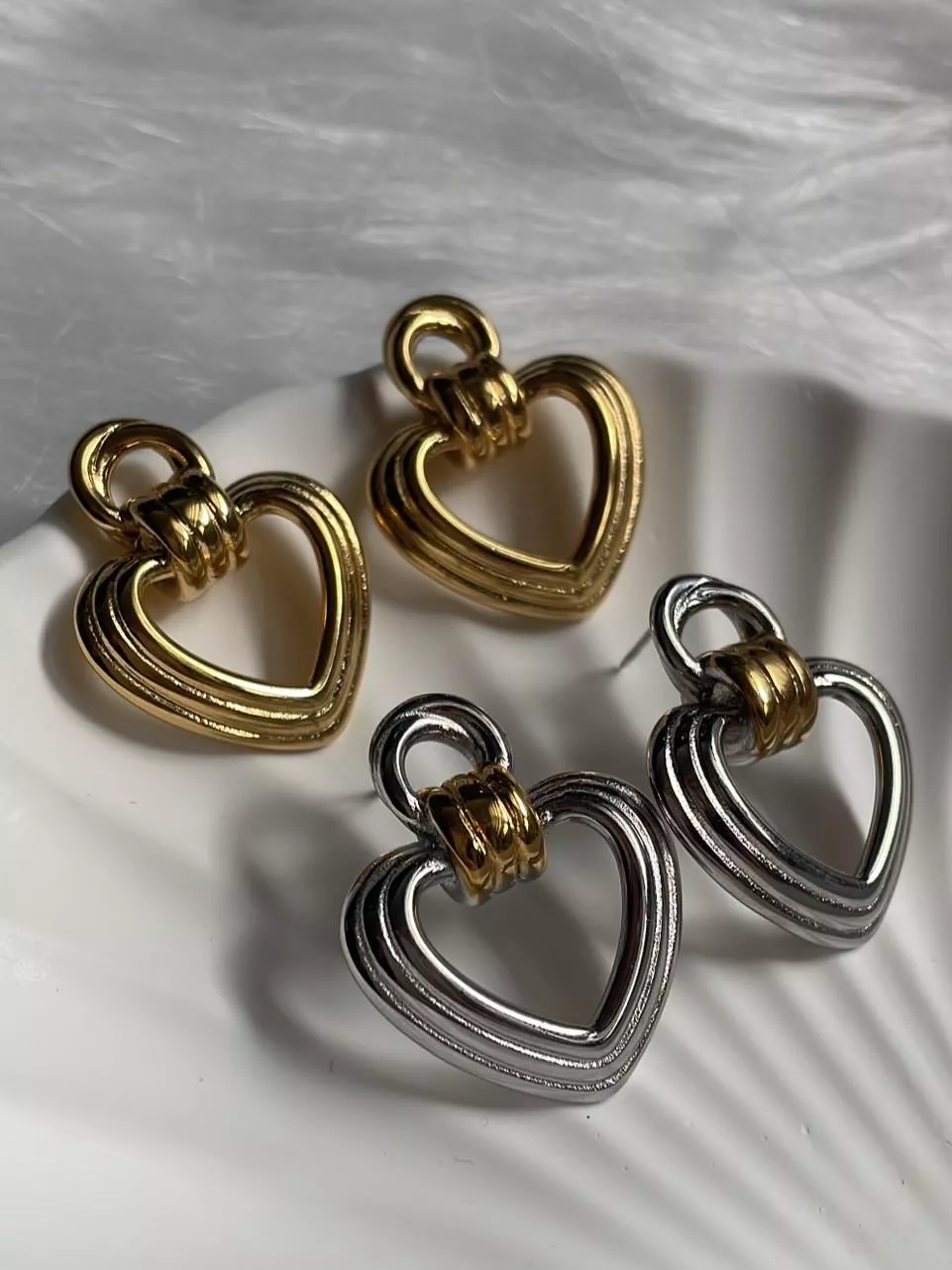 Poker│鈦鋼經典耳環