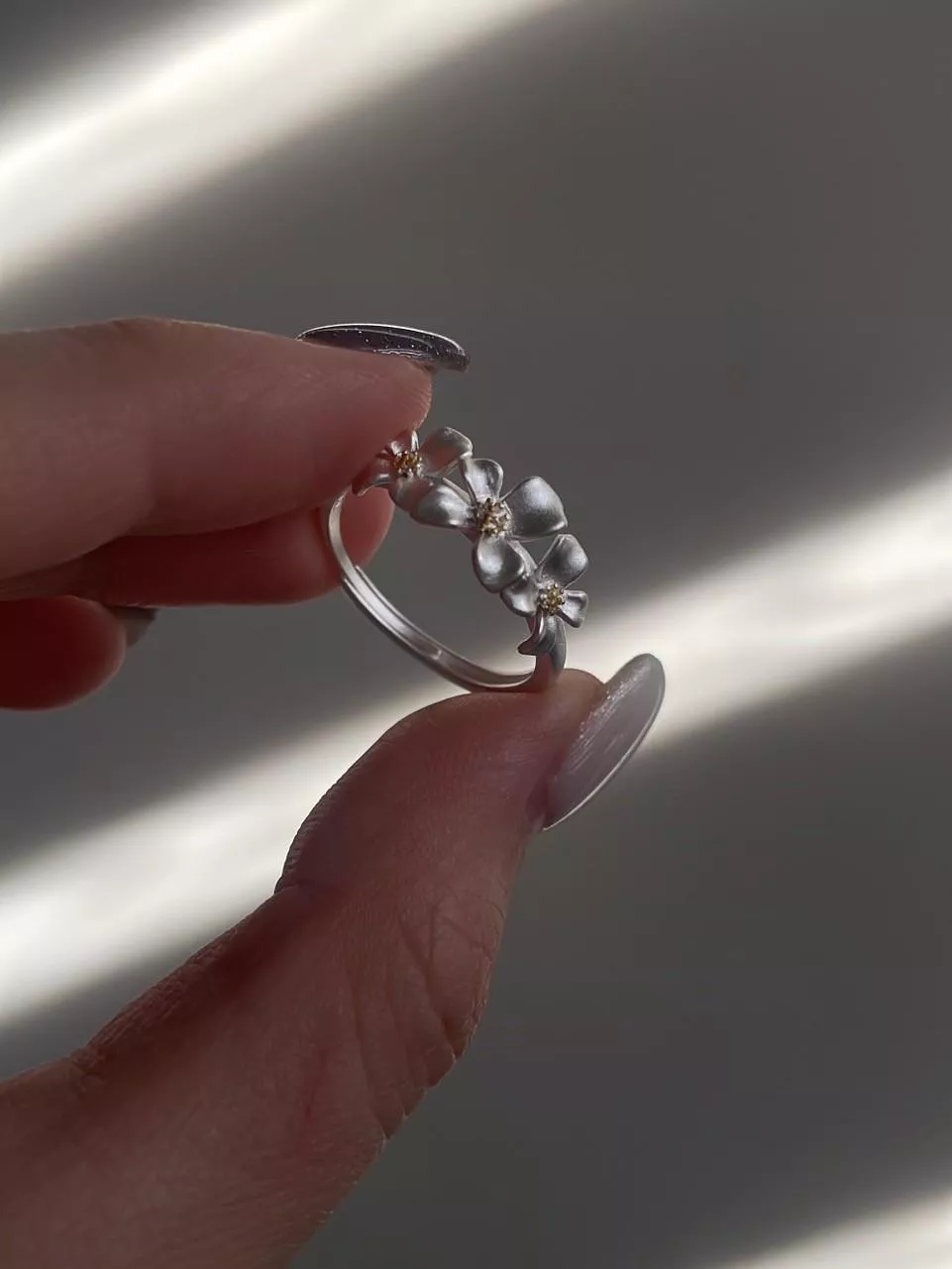 梔子花│純銀戒指(售完不補)