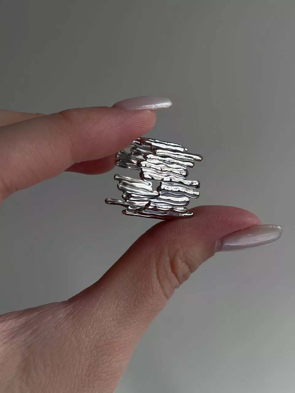 Valley│鈦鋼樹紋戒