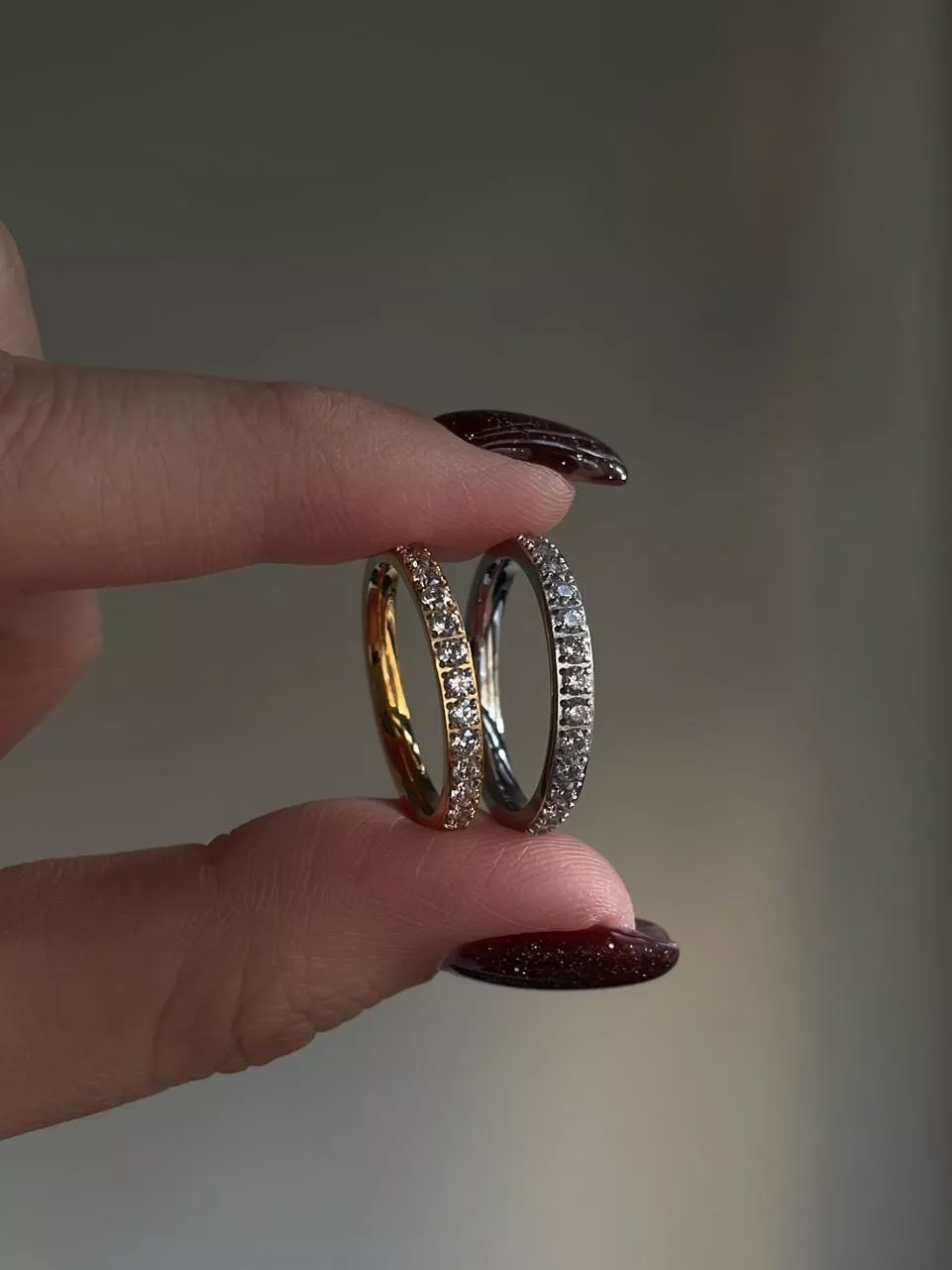 Blink│鈦鋼排鑽戒指(售完不補)