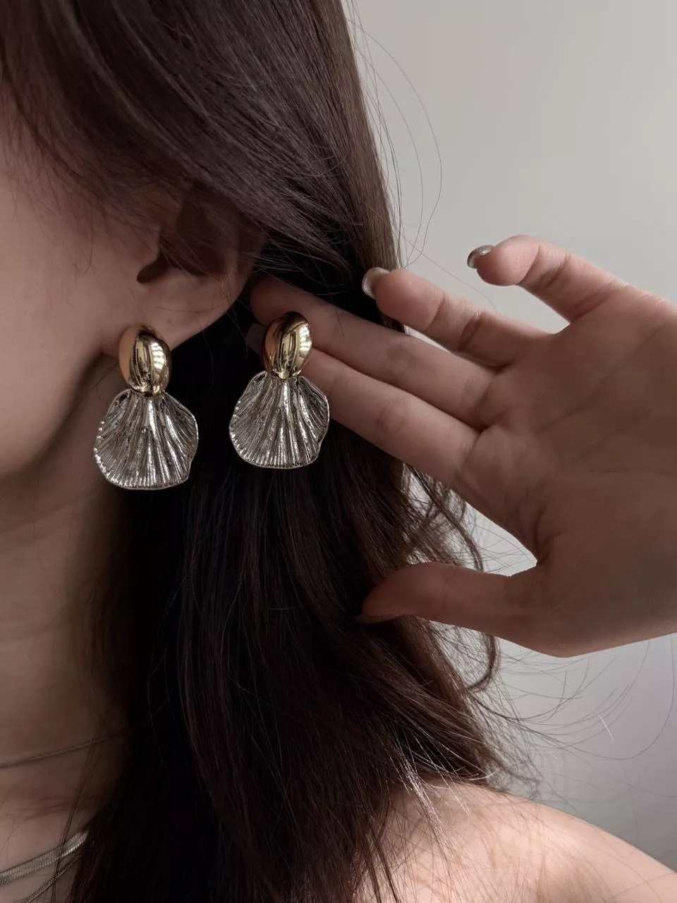 塞納河畔│金屬感耳環