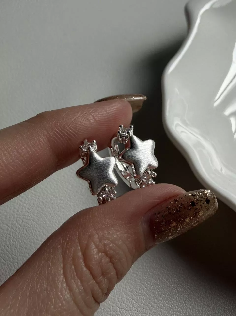 星光閃閃│星星耳扣