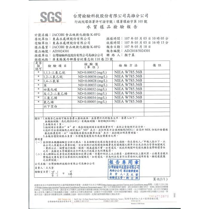 10英吋 ADD 無溶劑樹脂濾心 樹脂材料三重認證 HALAL、NSF61、SGS無溶劑釋出檢驗 【水易購淨水-安南店】