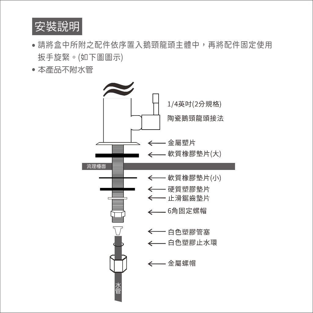 簡易3道淨水器 (完整配件組)-進出口2分規格、通過BSMI認證 ADD-C03型【水易購安南店】