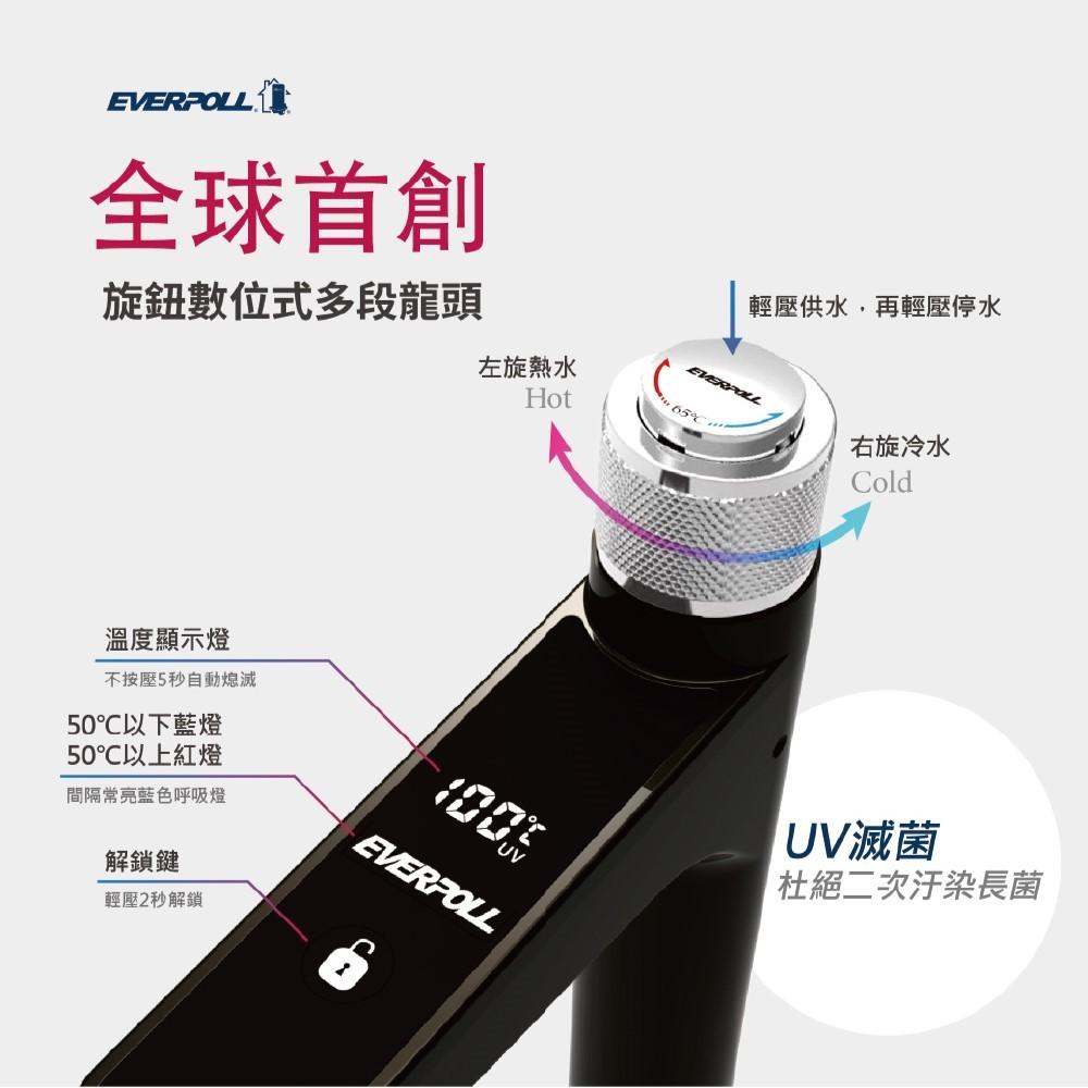 EVERPOLL EP-168 PLUS 廚下型 調溫 無壓飲水機/櫥下加熱器/熱水器 需搭配淨水器【水易購安南店】