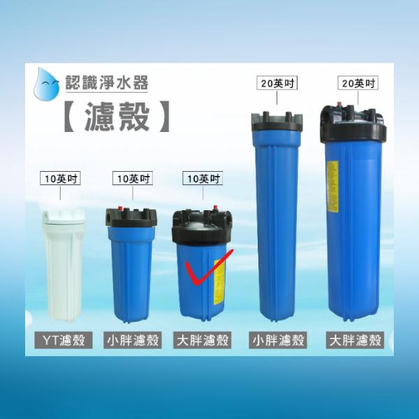 ADD-大胖CTO 10”椰殼塊狀活性炭濾心/NSF認證/台灣製造-1箱12支【水易購安南店】