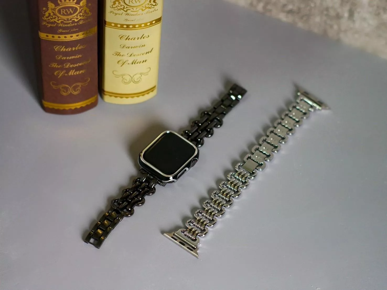 「心鎖」Apple watch 金屬扣錶帶