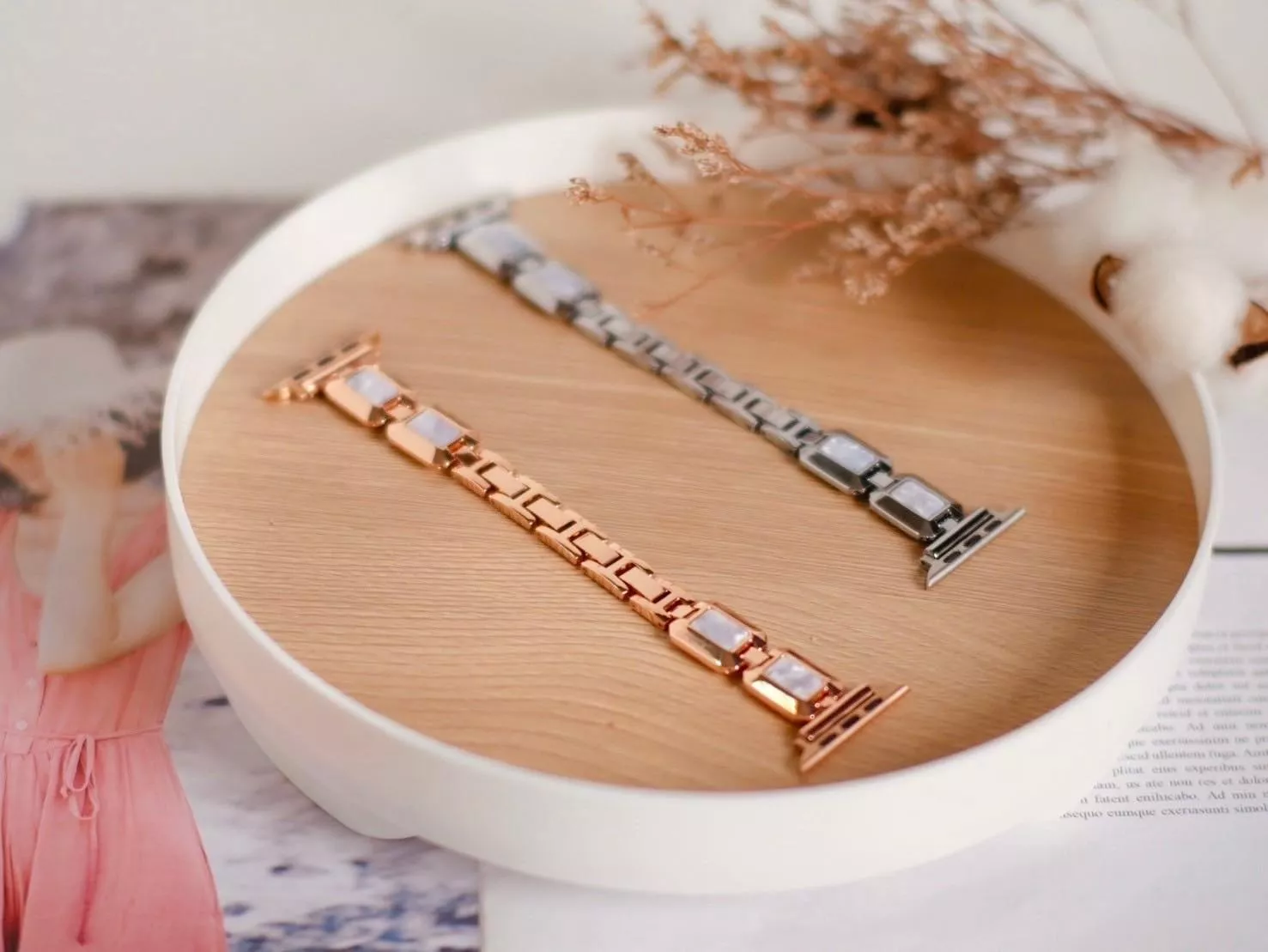「玉箔」Apple watch 金屬錶帶