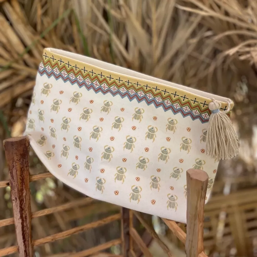 【埃及設計師】埃及棉化妝包