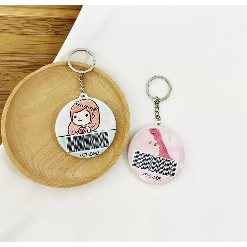 客製手繪插圖載具  客製徽章吊飾 徽章掛件