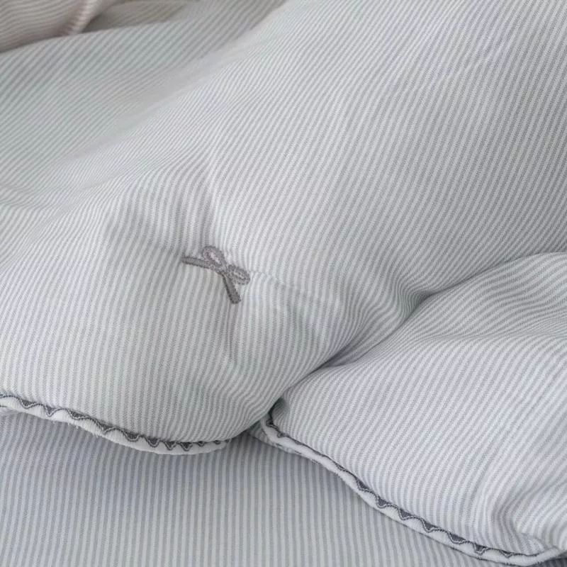 《韓國棉被預購》韓國100%天絲～高質感線條蝴蝶結四季被