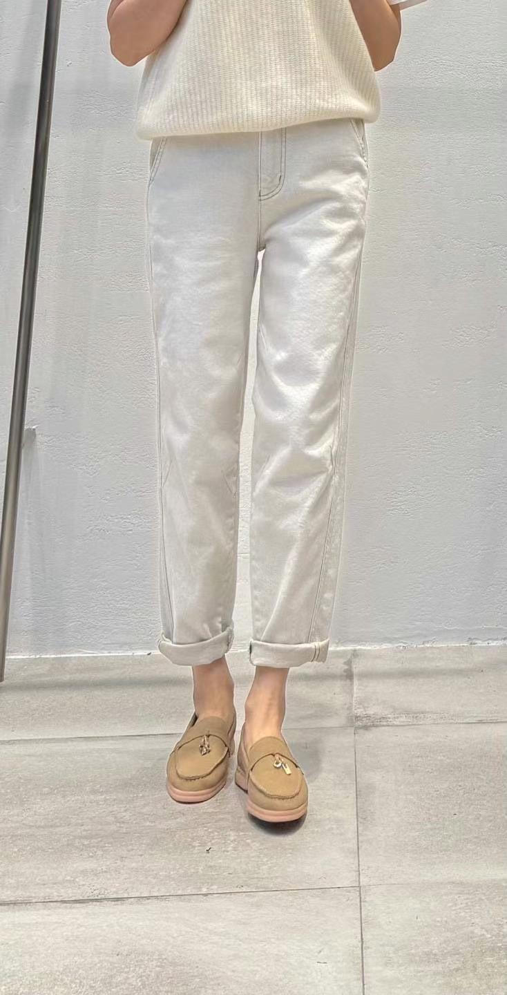 復古水洗休憩長褲